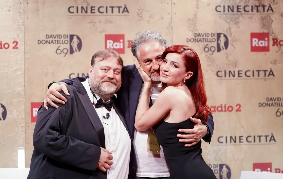 Alfonso Paoletta ai David di Donatello, a Cinecittà
